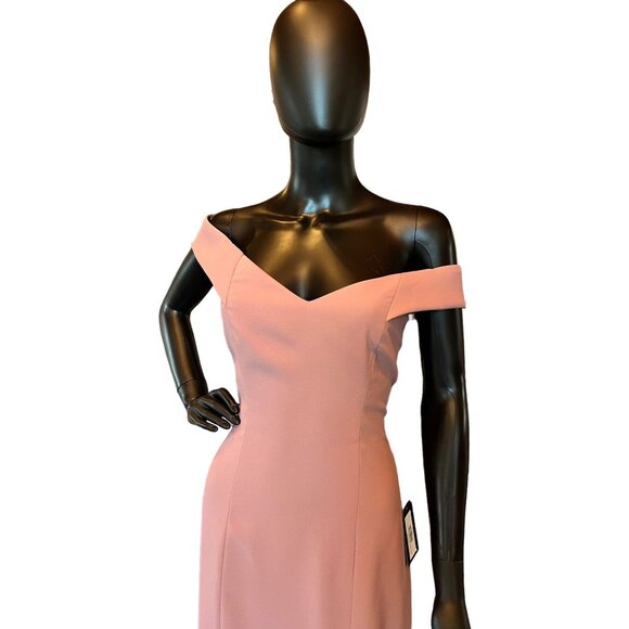 Dessy Stretch Crepe Dusty Rose - Picture 2 of 4
